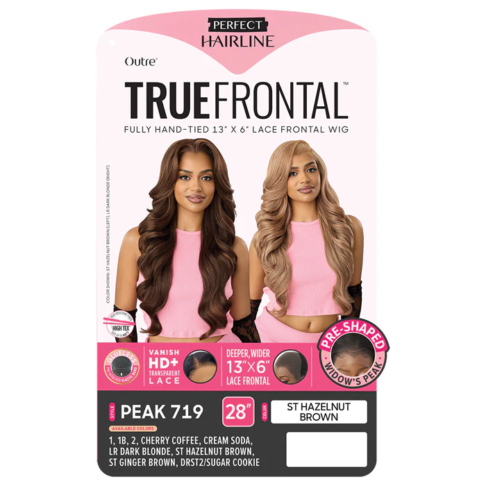 Outre True Frontal Perfect Hairline Glueless 13x6 HD Pre-Shaped Lace Frontal Wig - PEAK 719 - Image 4