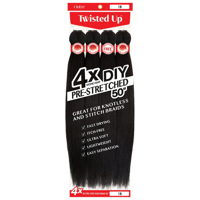 Outre Twisted Up DIY Crochet Braids - PRE-STRETCHED 40"/50"/60" 4X - Image 2