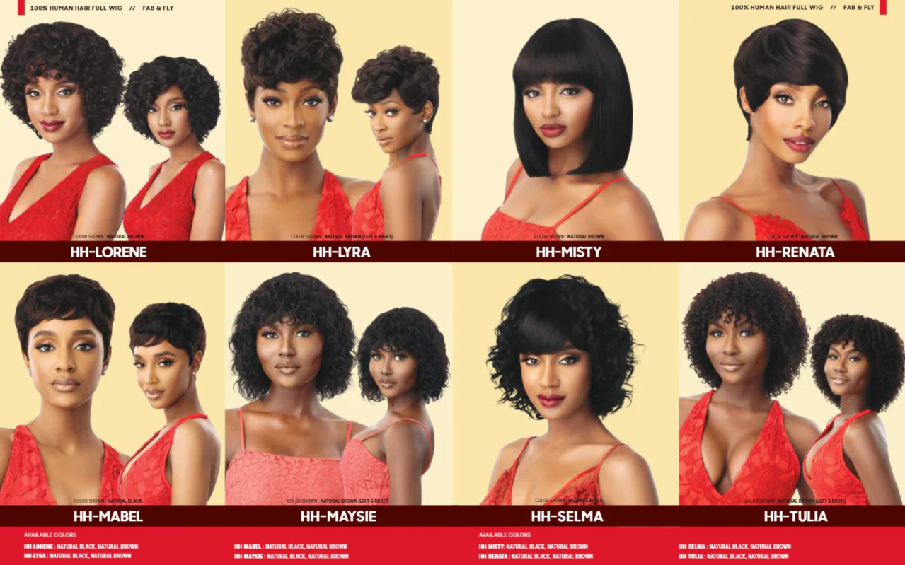 Outre Unprocessed Human Hair Fab & Fly Full Cap Wig - RENATA - Image 5
