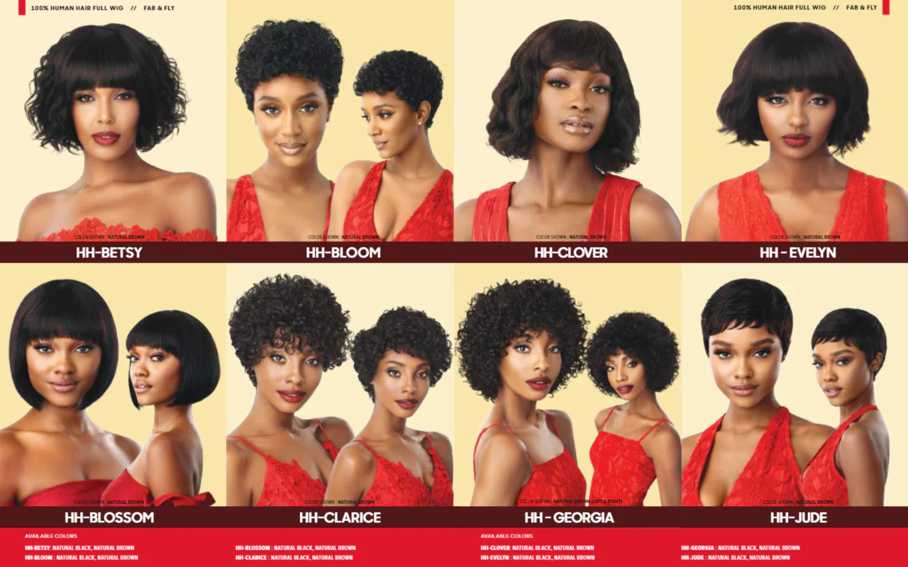 Outre Unprocessed Human Hair Fab & Fly Wig - HH EVELYN - Image 6