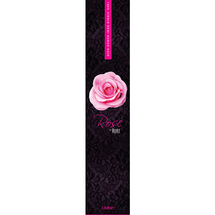 Outre Velvet 100% Virgin Remi Human Hair Yaki Weave ROSE 10/12/14" - Image 7