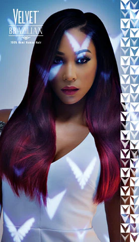 Outre Velvet Brazilian 100% Remi Human Hair Weave YAKI 8" - 18" - Image 4