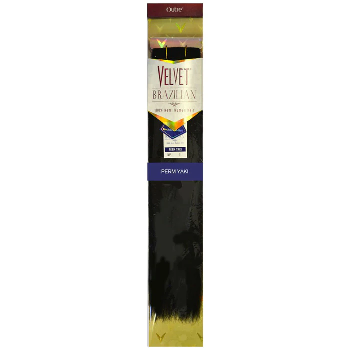 Outre Velvet Brazilian 100% Remi Human Hair Weave PERM YAKI 10S"-18" - Image 4