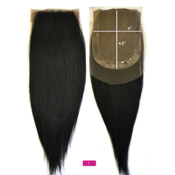 Outre Velvet Remi 100% Remi Human Hair SILK LACE CLOSURE 12 Inch - Image 2
