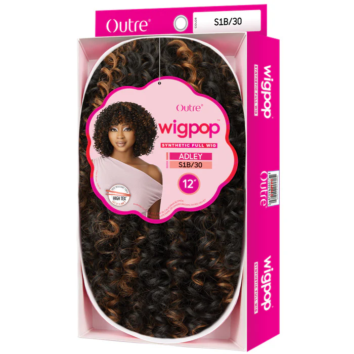 Outre Wigpop Curly Bang Full Wig - ADLEY - Image 4