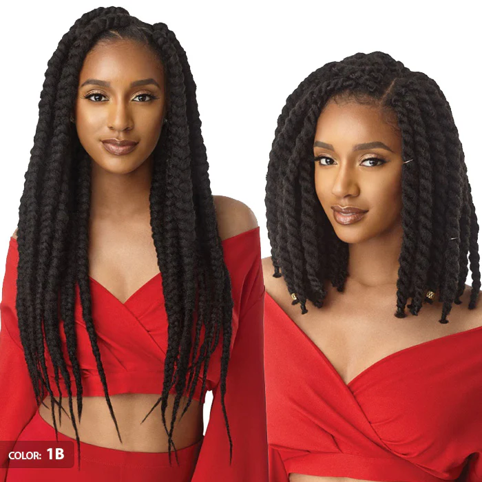 Outre X-Pression Crochet Braid - NATURAL KINKY TWIST 18"/24" - Image 2