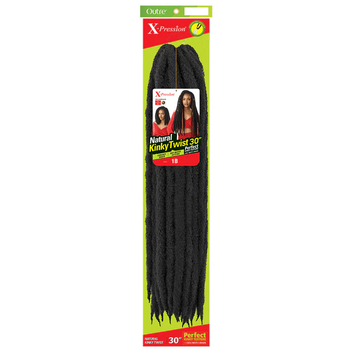 Outre X-Pression Crochet Braid - NATURAL KINKY TWIST 30" - Image 6