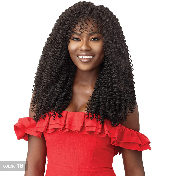 Outre X-Pression Twisted Up Crochet Braid - WATERWAVE FRO TWIST 22" 2X - Image 4