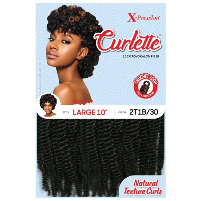 Outre X-Pression Curlette Crochet Loop Braid - LARGE 10"/20" - Image 4