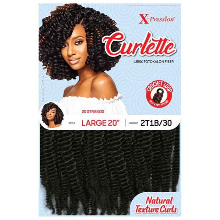 Outre X-Pression Curlette Crochet Loop Braid - LARGE 10"/20" - Image 5