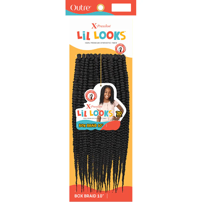 Outre X-Pression LiL Looks Kids Crochet Loop Braid - BOX BRAID 10" - Image 3