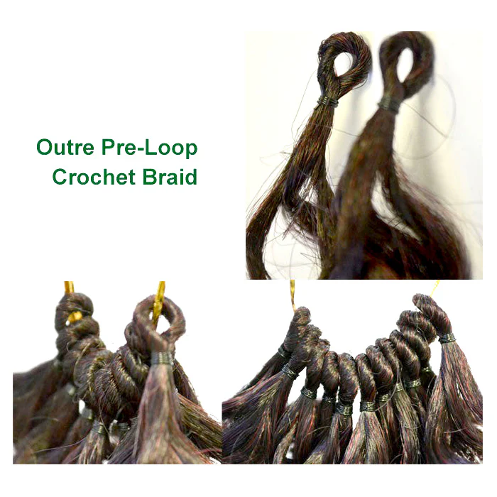 Outre X-Pression Pre Loop Crochet Braid - DOMINICAN BLOWOUT STRAIGHT 14/22" - Image 5