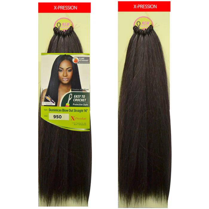 Outre X-Pression Pre Loop Crochet Braid - DOMINICAN BLOWOUT STRAIGHT 14/22" - Image 6