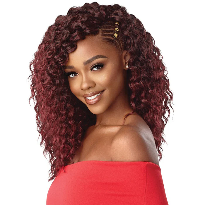 Outre X-Pression Pre-Looped Crochet Braids - BEACH CURL 14" 3X - Image 2