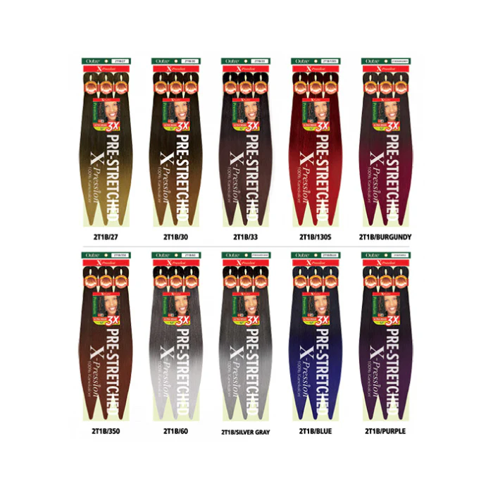 Outre X-Pression Pre-Stretched Crochet Braid - ULTRA BRAID 3X 42" - Image 3