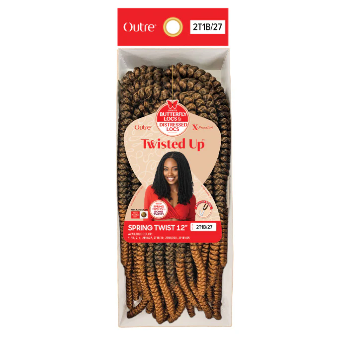 Outre X-Pression Twisted Up Crochet Braid - SPRING TWIST 12 - Image 2