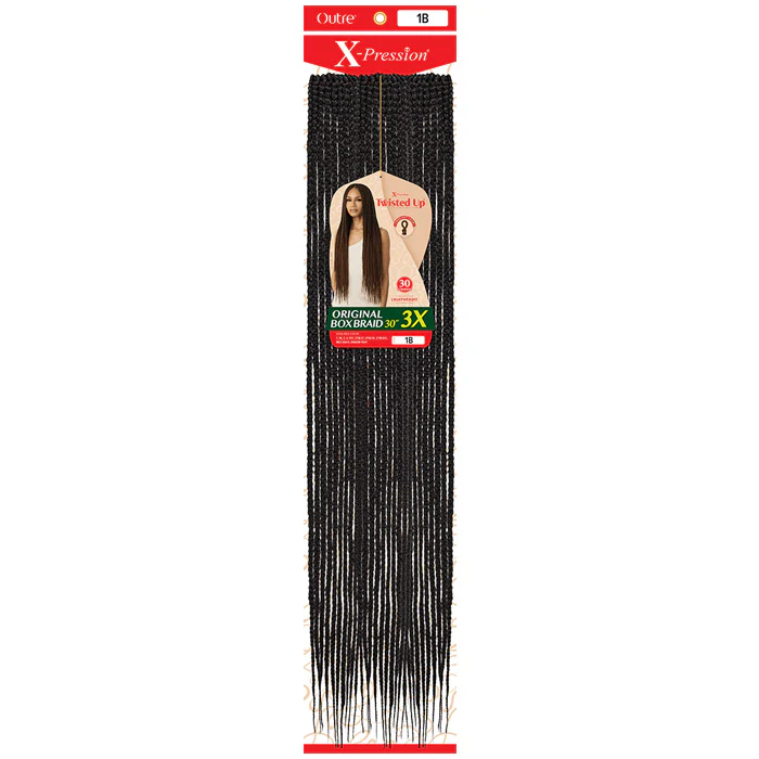 Outre X-Pression Twisted Up Crochet Loop Braid - ORIGINAL BOX BRAID 3X (18"/24"/30") - Image 9