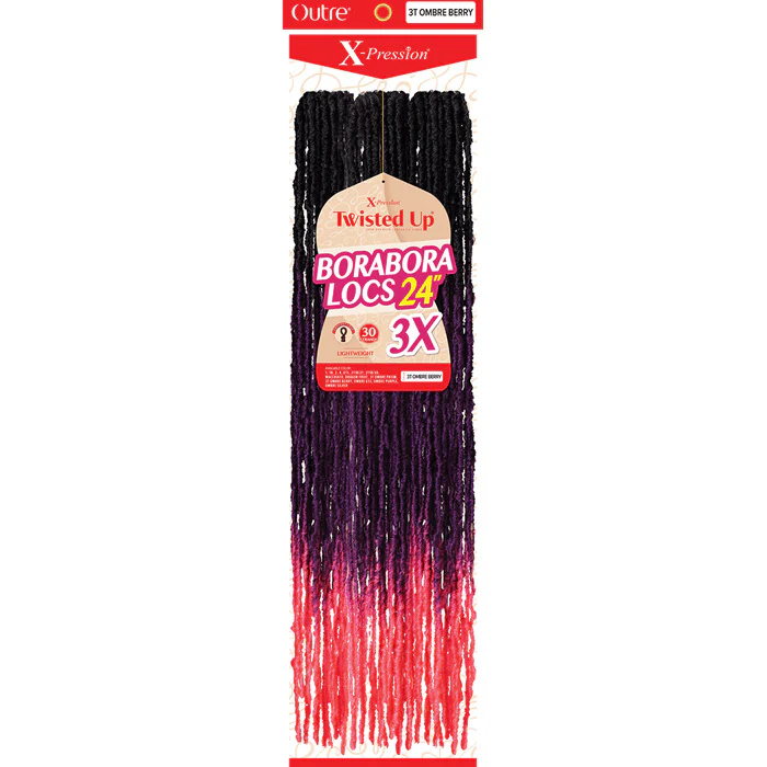 Outre X-Pression Twisted Up Crochet Loop Braids - BORABORA LOCS 24" 3X - Image 9