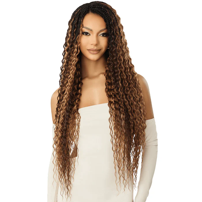 Outre X-Pression Twisted Up Pre-Loop Crochet Braid - BOHO WET & WAVY VIBE BEACH BRAID 30" 3X