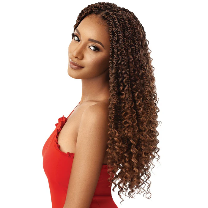Outre X-Pression Twisted Up Pre-Looped Crochet Braid - BOHO WAVY BOMB TWIST 20" - Image 2