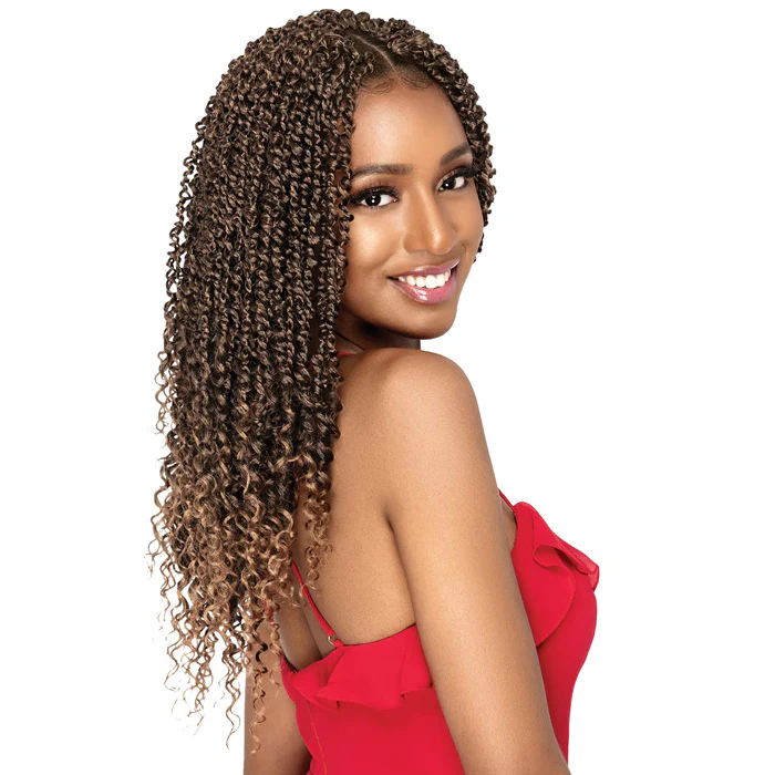 Outre X-Pression Twisted Up Pre-Looped Crochet Braids - PASSION WATERWAVE FEED TWIST 18" - Image 2