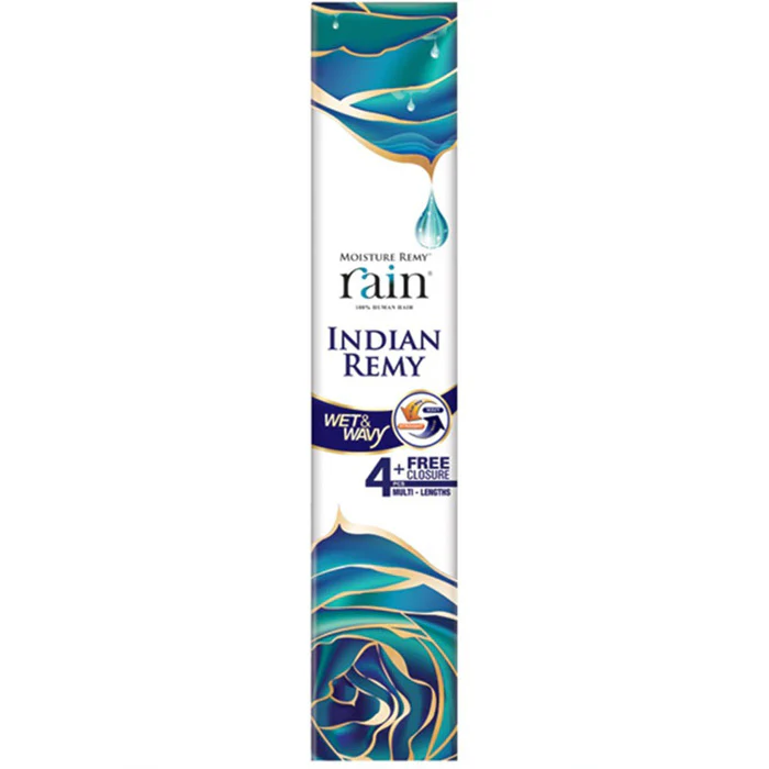 Rain Moisture Remy 100% Human Hair Indian Remy LOOSE DEEP 4 Pcs - Image 3