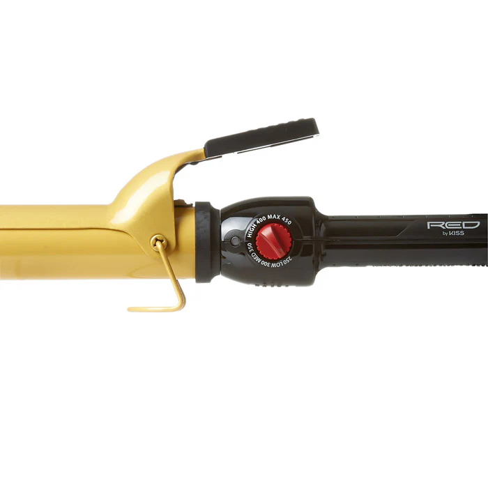 RED by Kiss Ceramic Tourmaline Professional Curling Iron 1 1/4" - Image 4