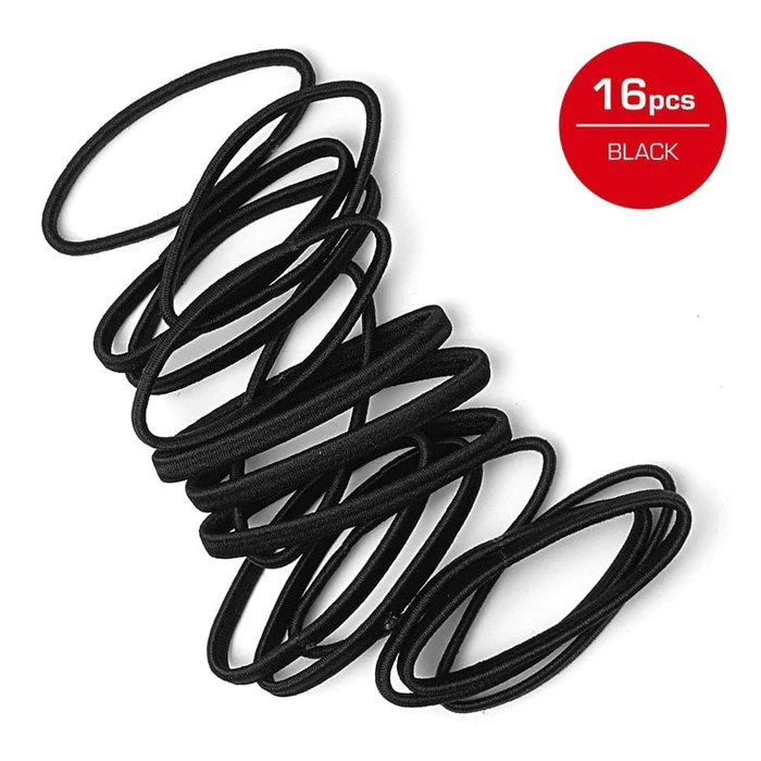 Red by Kiss Maximum Hold Flat Elastic 5mm 16ct - BLACK - Image 3