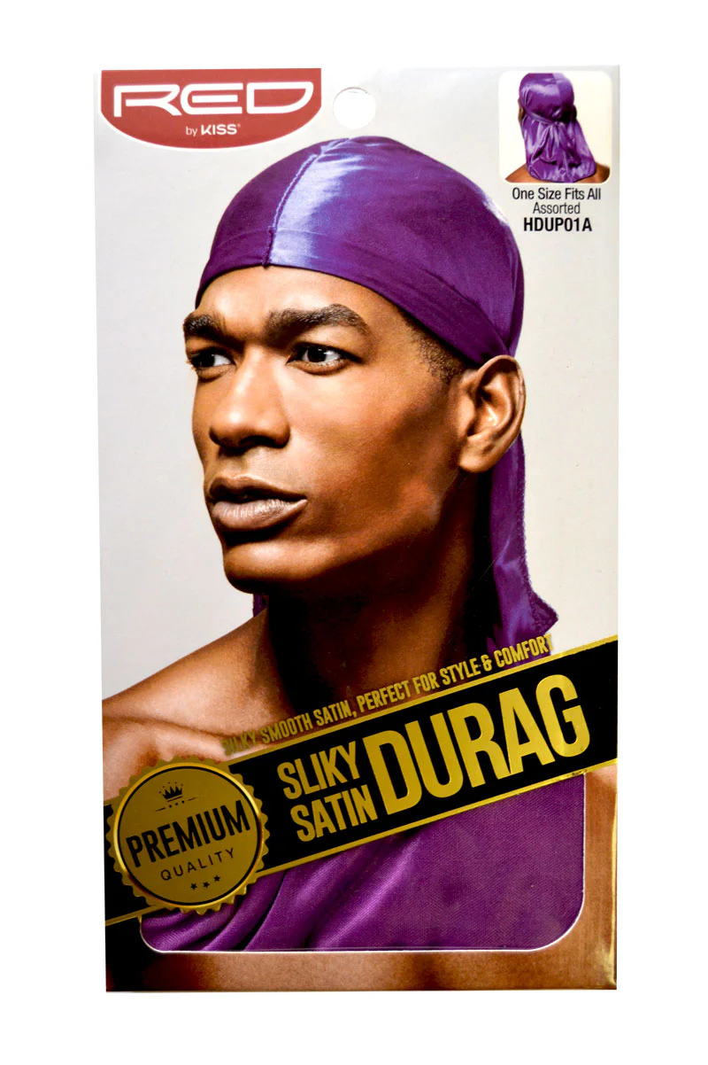 RED by Kiss MEN'S PREMIUM QUALITY SILKY SATIN DURAG - Image 3