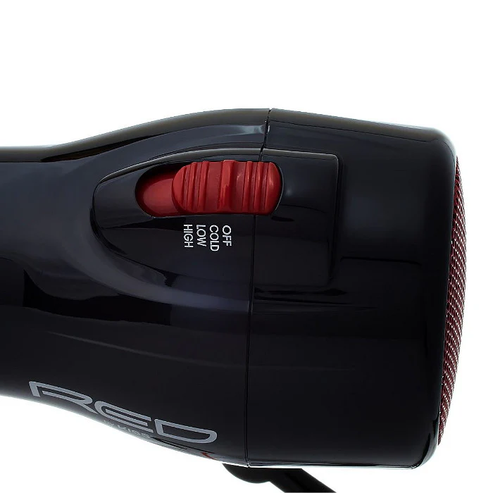 Red Handle-Less 2200 Ceramic Tourmaline Hair Dryer Combo - Image 4