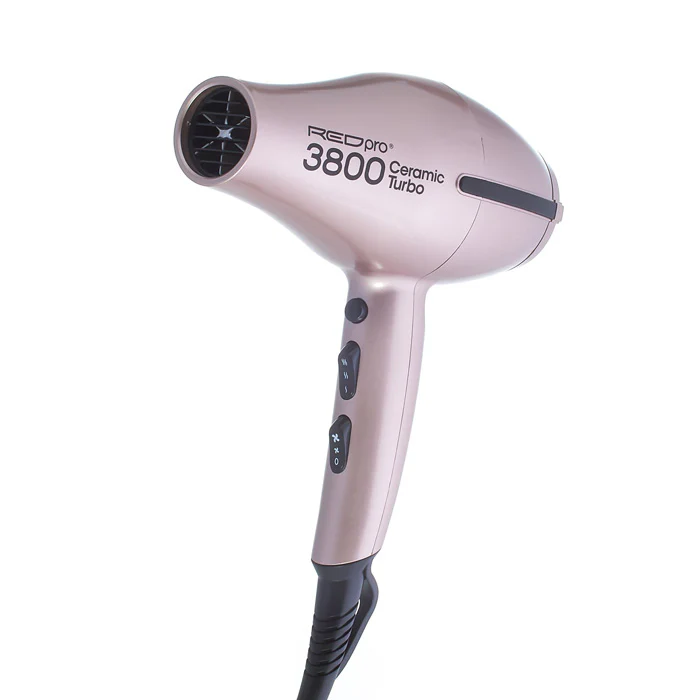 Red Pro 3800 Ceramic Jet Stream Power Turbo Hair Dryer - Image 6