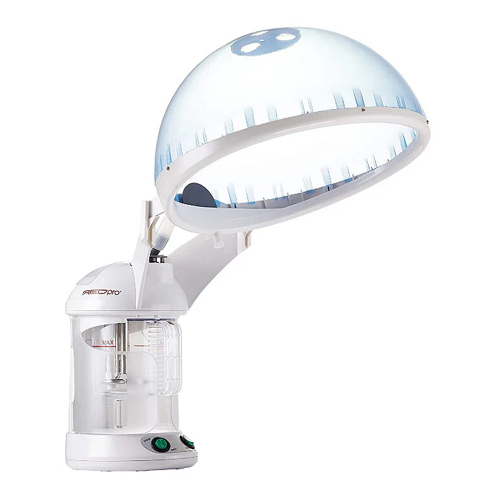 Red Pro Hair and Facial Steamer - HAIR THERAPY 2-IN-1 - Image 4