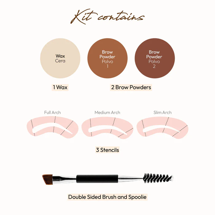 Ruby Kisses By Kiss Go Brow EYEBROW KIT - Image 2