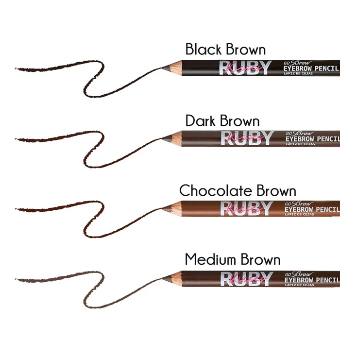 Ruby Kisses By Kiss Go Brow Eyebrow Pencil BROW WOODEN PENCIL - Image 5