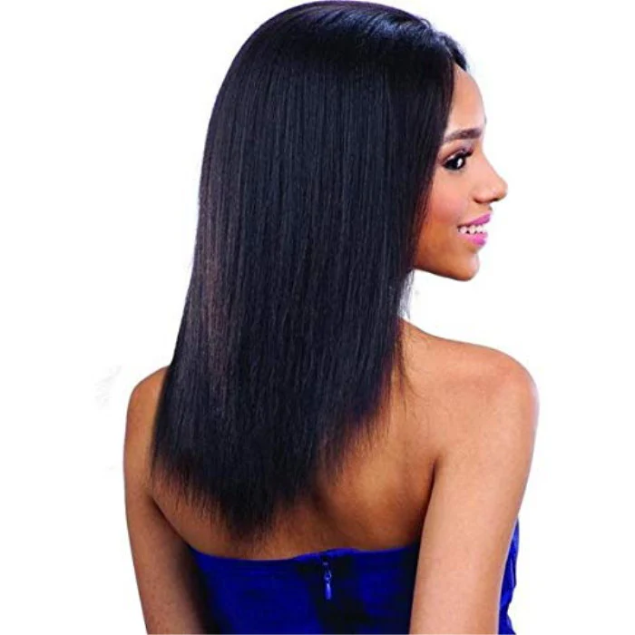 Saga 100% Remy Human Hair Lace Front Wig - YAKY CAP STRAIGHT 18/20" - Image 2