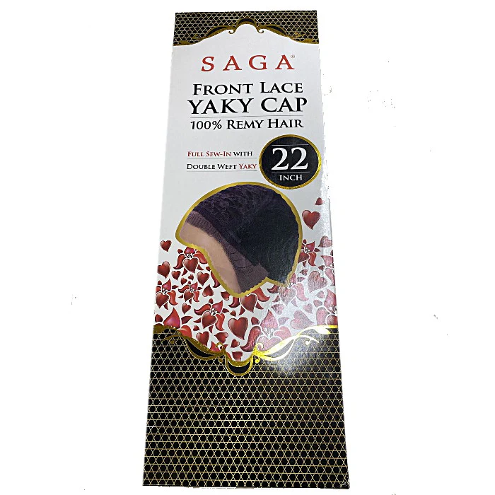 Saga 100% Remy Human Hair Lace Front Wig - YAKY CAP STRAIGHT 18/20" - Image 3