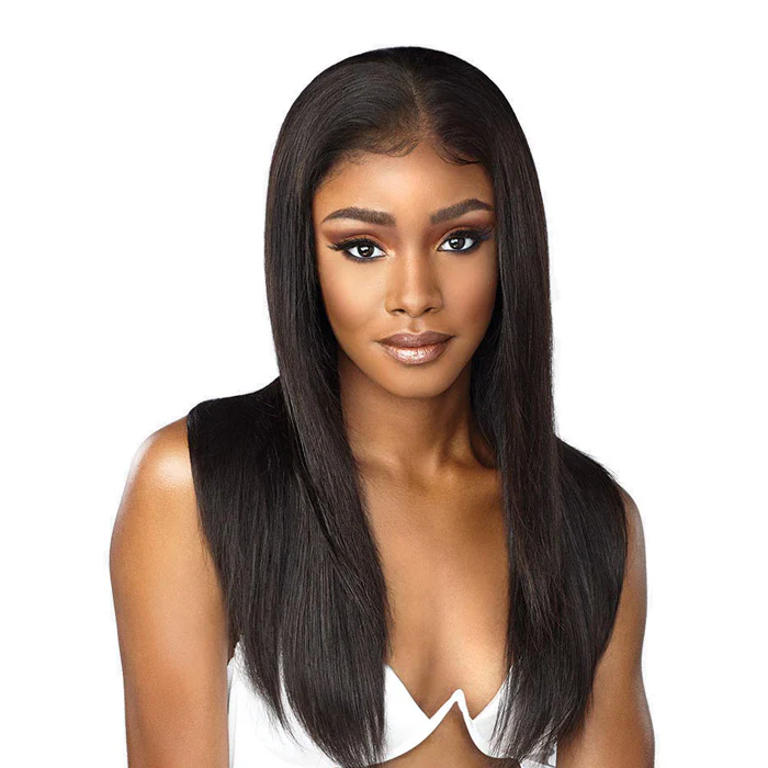 Sensationnel 12A Unprocessed 100% Virgin Human Hair 13x5 Frontal HD Lace Wig - NATURAL STRAIGHT 22"