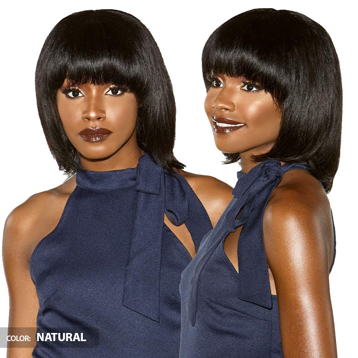 Sensationnel 12A 100% Virgin Human Hair Wet & Wavy Full Wig - DEEP BOB - Image 2