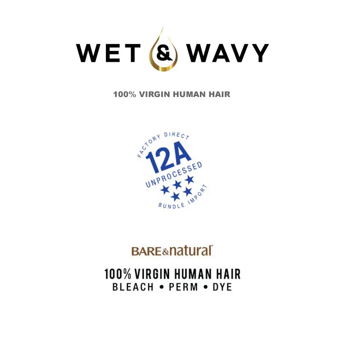 Sensationnel 100% Virgin Human Hair 12A Wet & Wavy Weave Bundle - BOHEMIAN 14/16/18" 3X - Image 2