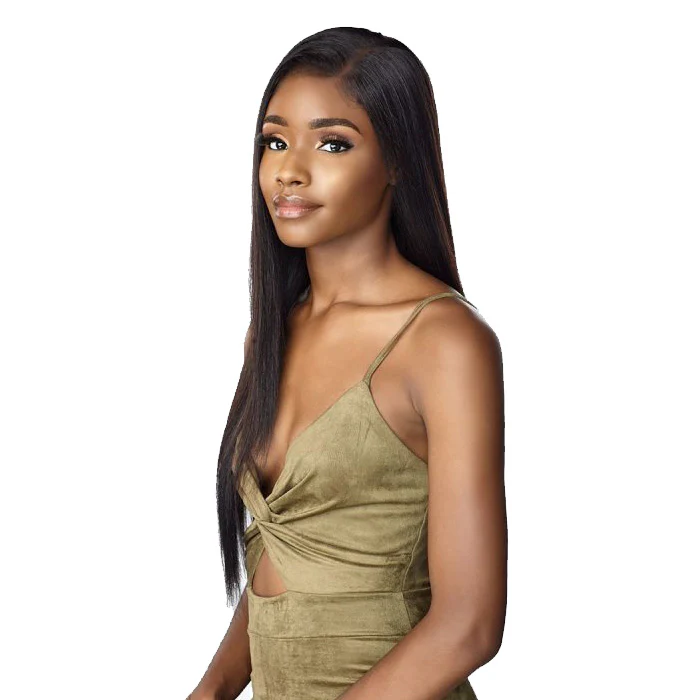 Sensationnel 12A Swiss 100% Virgin Human Hair Full Lace Wig - STRAIGHT 28" - Image 2