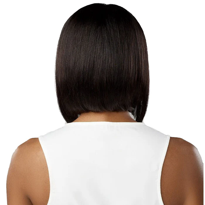 Sensationnel 13A 100% Virgin Human Hair Glueless 13x4 HD Lace Frontal Wig - STRAIGHT BOB 12" - Pre-Plucked - Image 4