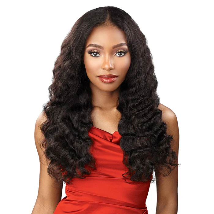 Sensationnel 15A 100% Unprocessed Human Hair 13X4 HD Lace Frontal Wig  - LOOSE WAVE 24