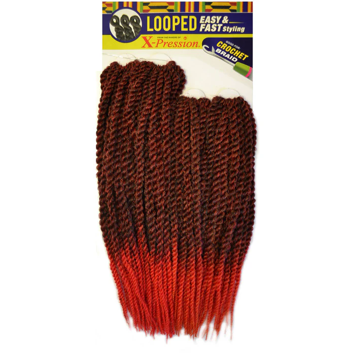 Sensationnel African Collection Loop Crochet Braid - MULTI SENEGAL TWIST 4 PCS 12/14" - Image 4