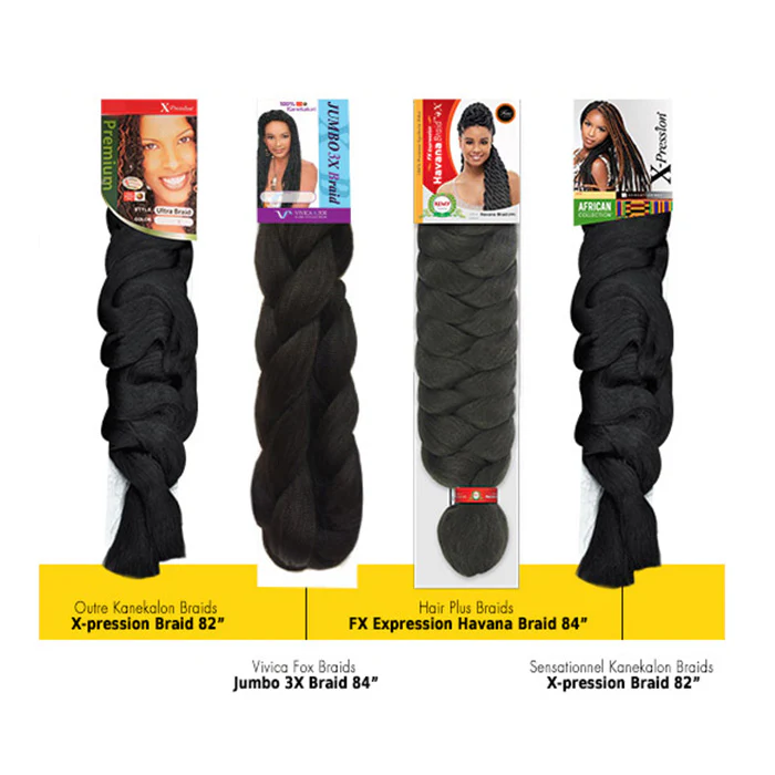 Sensationnel African Collection Triple Pack Value Crochet Braids - X-PRESSION 84" 3X - Image 5