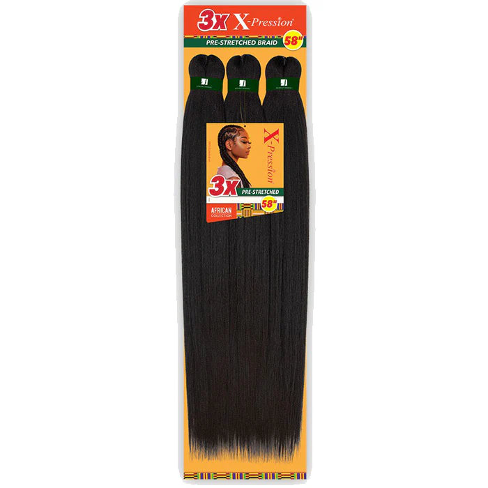 Sensationnel African Collection X-Pression Crochet Braid - 3X PRE-STRETCHED 58"