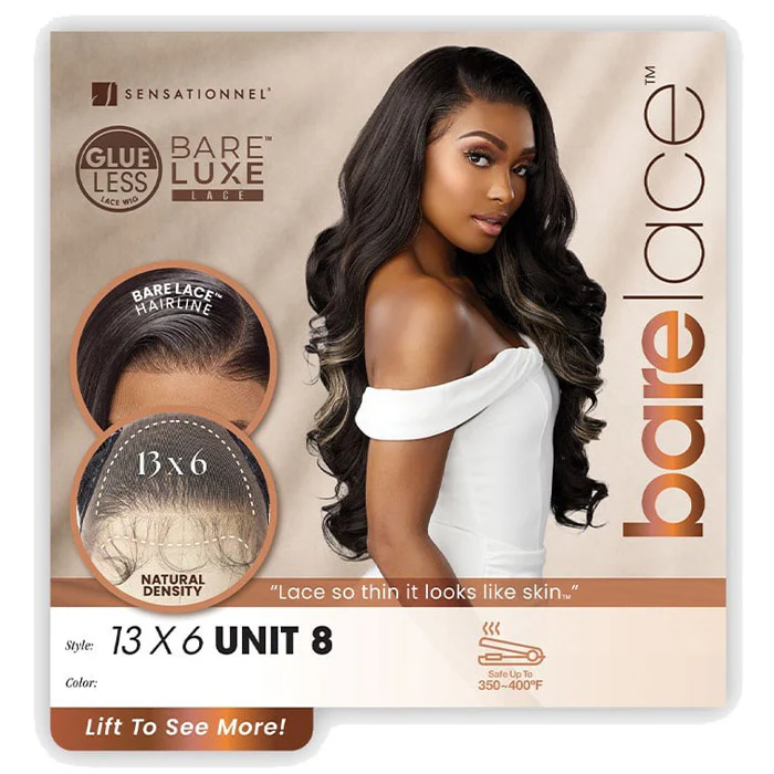 Sensationnel Bare Lace Glueless 13x6 Extra Transparent Luxe Lace Front Wig - 13x6 UNIT 8 - Image 5
