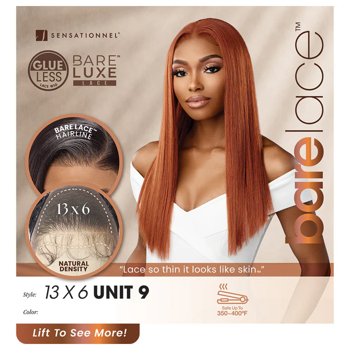 Sensationnel Bare Lace Glueless 13x6 Extra Transparent Luxe Lace Front Wig - 13x6 UNIT 9 - Image 5