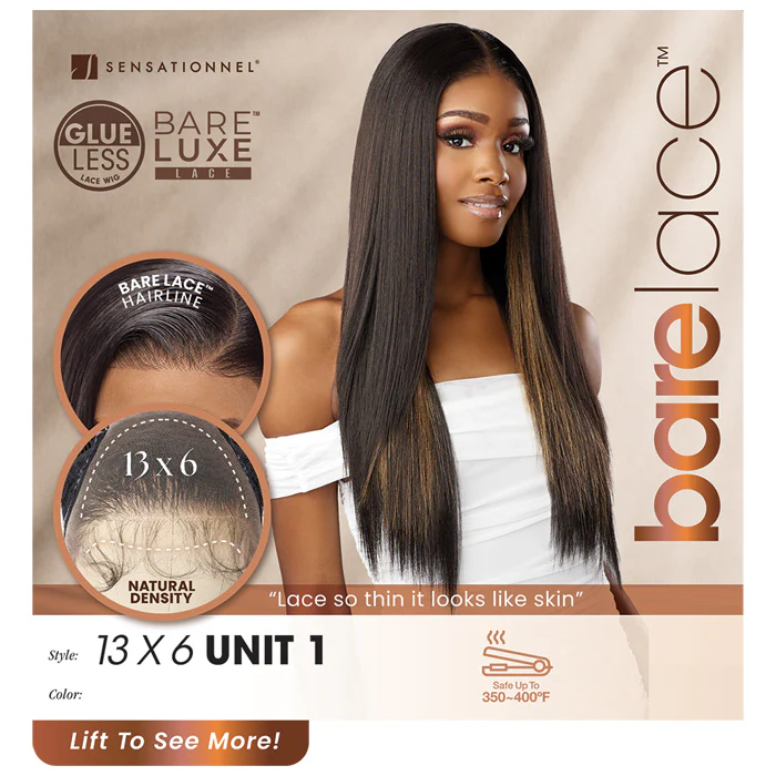 Sensationnel Bare Lace Glueless Extra Transparent Luxe 13X6 Lace Front Wig - 13X6 UNIT 1 - Image 6