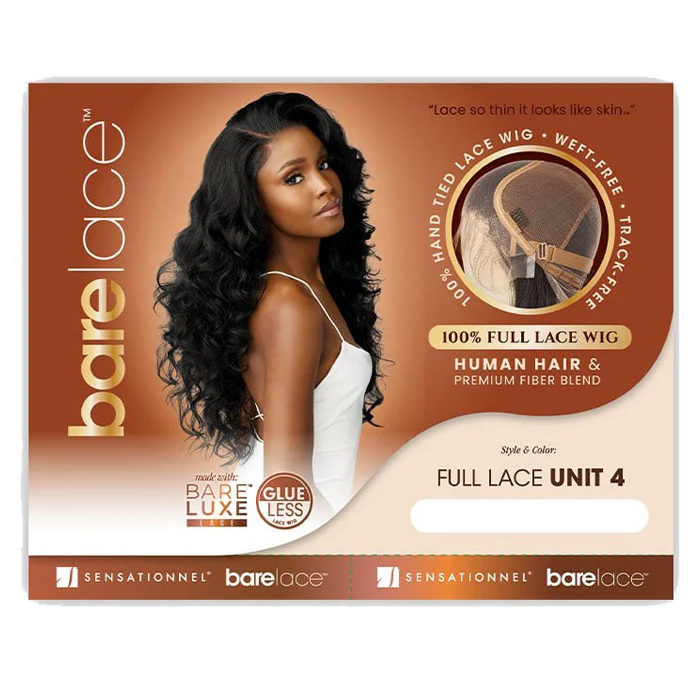 Sensationnel Bare Lace Glueless Human Hair Blend 100% Full Lace Wig - FULL LACE UNIT 4 - Image 5