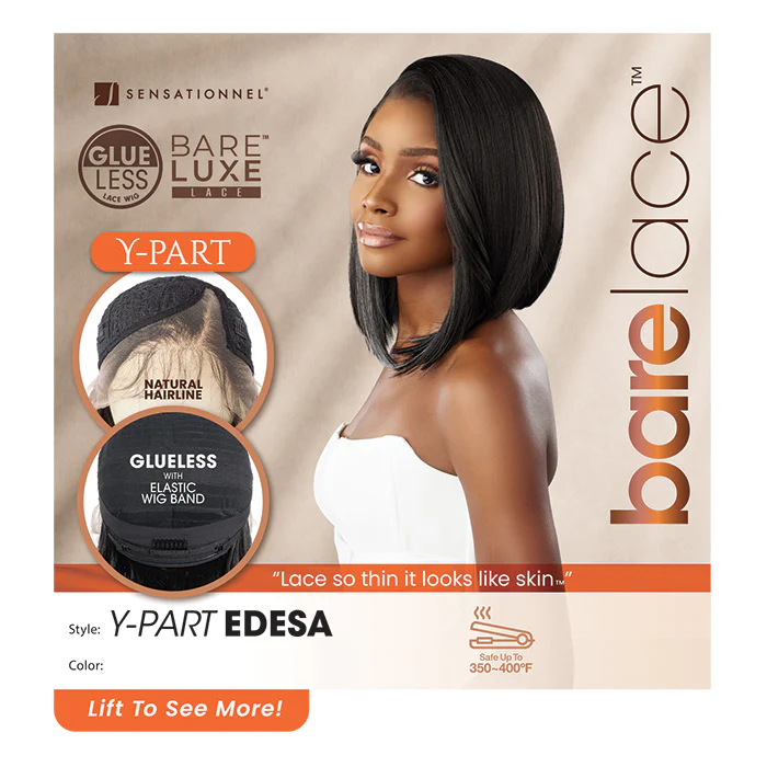 Sensationnel Bare Lace Glueless Y Part Lace Front Wig - Y-PART EDESA - Image 8